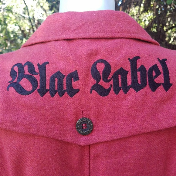 Mod Coral Trench Coat Double Breasted Peacoat Blac Label Pink M - Picture 7 of 9